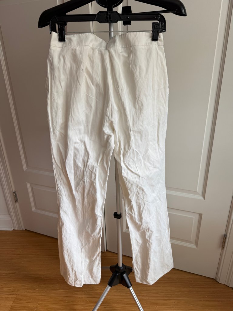 Ermanno Scervino White Straight Leg Trousers/Pants — image 4 of 4